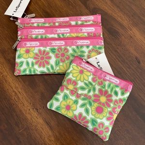 NWT LeSoortsac Cosmetic Case Set